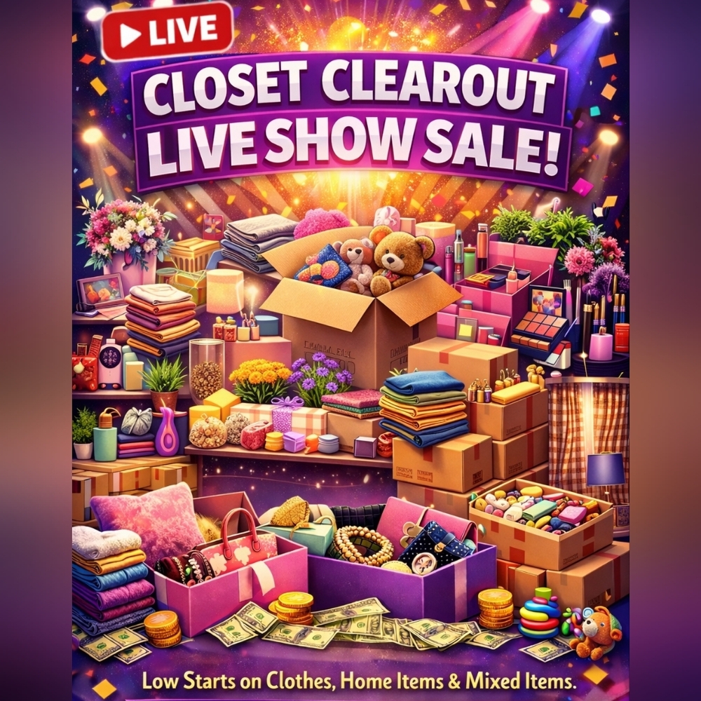 Closet Clearout Live Show Sale